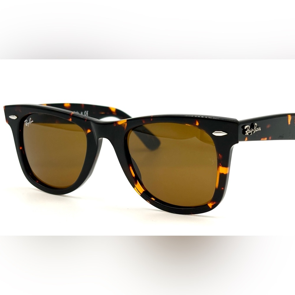 Ray-Ban Wayfarer Sunglasses RB2140 50mm Tortoise W|Brown Lens 50-22-150 902/57 - Picture 13 of 14